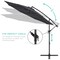 Best Choice Products 10ft Offset Hanging Outdoor Market Patio Umbrella w/ Easy Tilt Adjustment